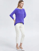 Women Merino Wool Cashmere Cardigan
