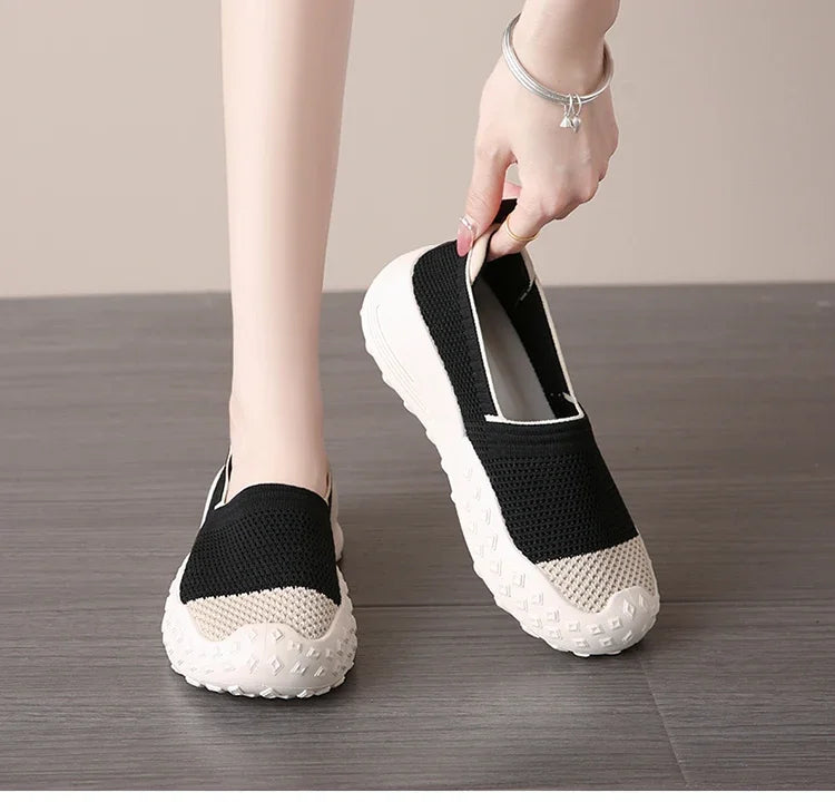 Mesh Knit Slip-On Loafers – Lightweight & Breathable 2025