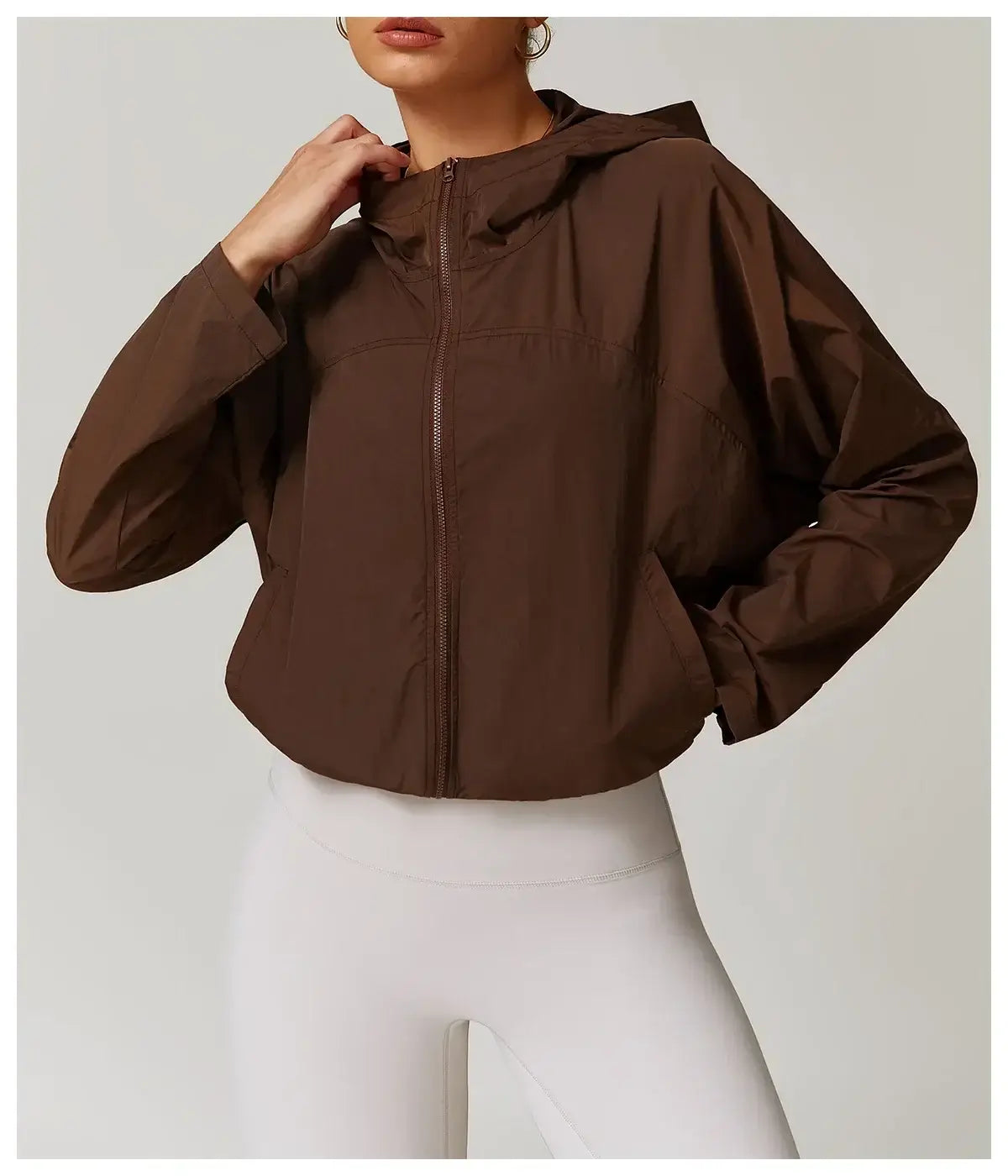 Women Windproof Quick Dry Yoga Jacket
