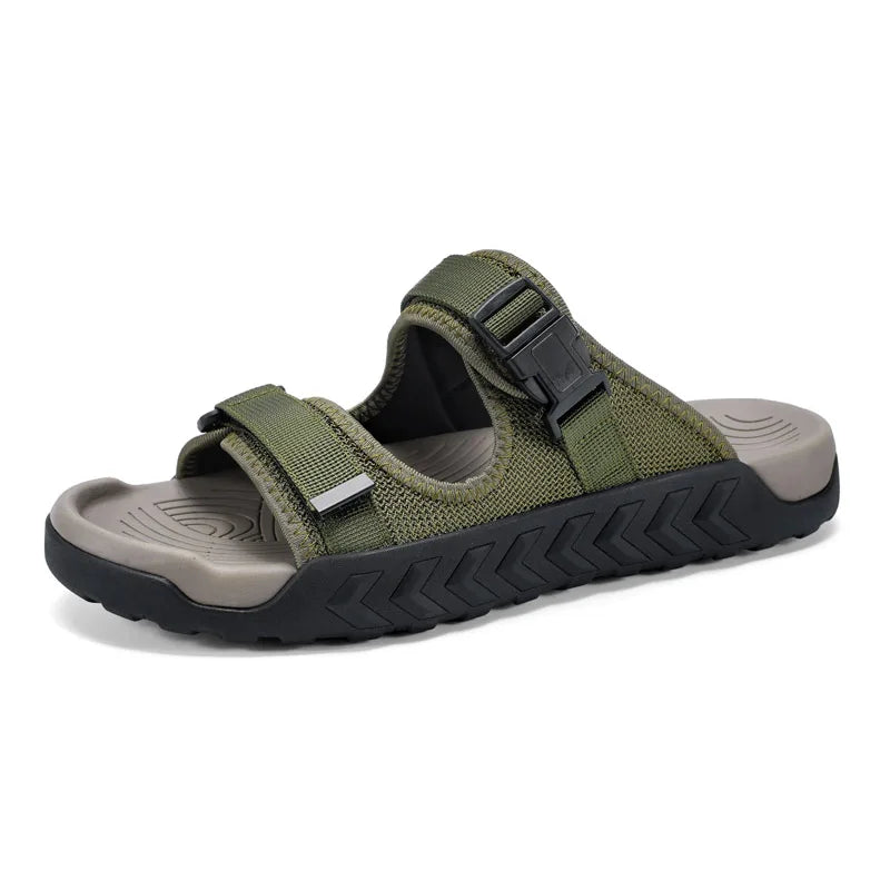 Men Webbing Outdoor Slip On Sandals