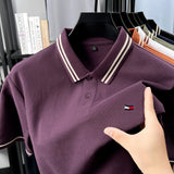 Men Luxury Embroidered Polo T-Shirt
