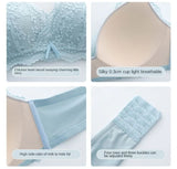 Women Vintage Lift Bra Set