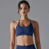 Women Quick Dry Cross Back Sports Bra