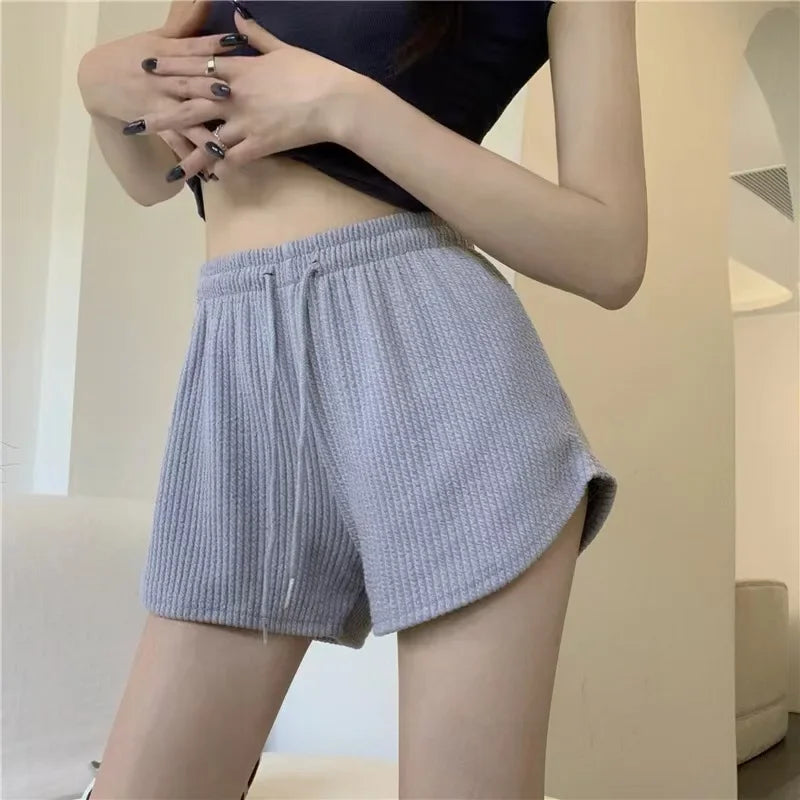 Women Loose Wide Leg Sports Shorts