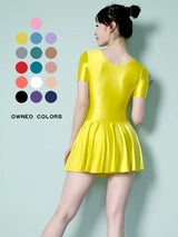 Women Satin Sports Ballet Skirt