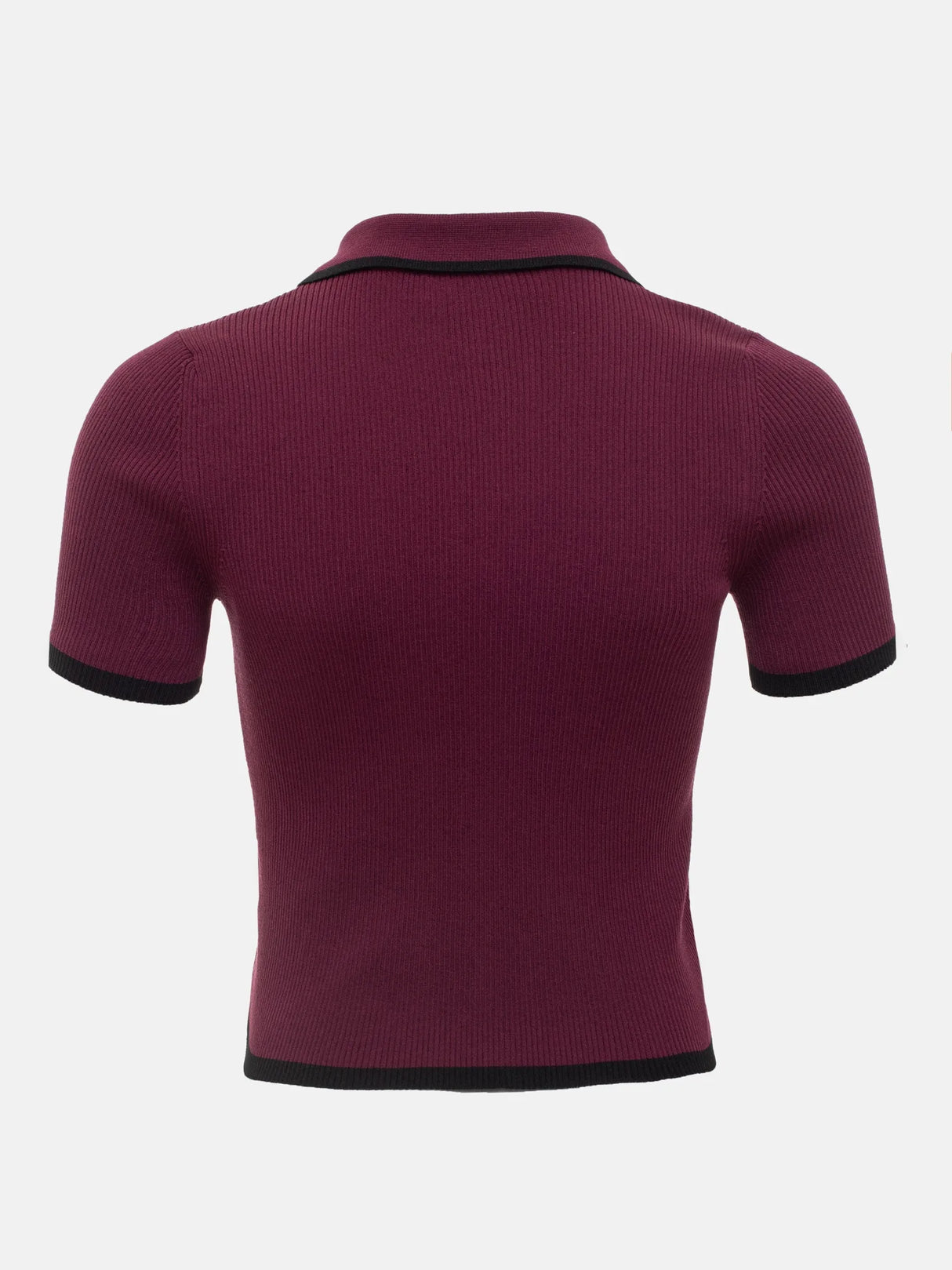 Women's Slim Contrast Knit Pullover