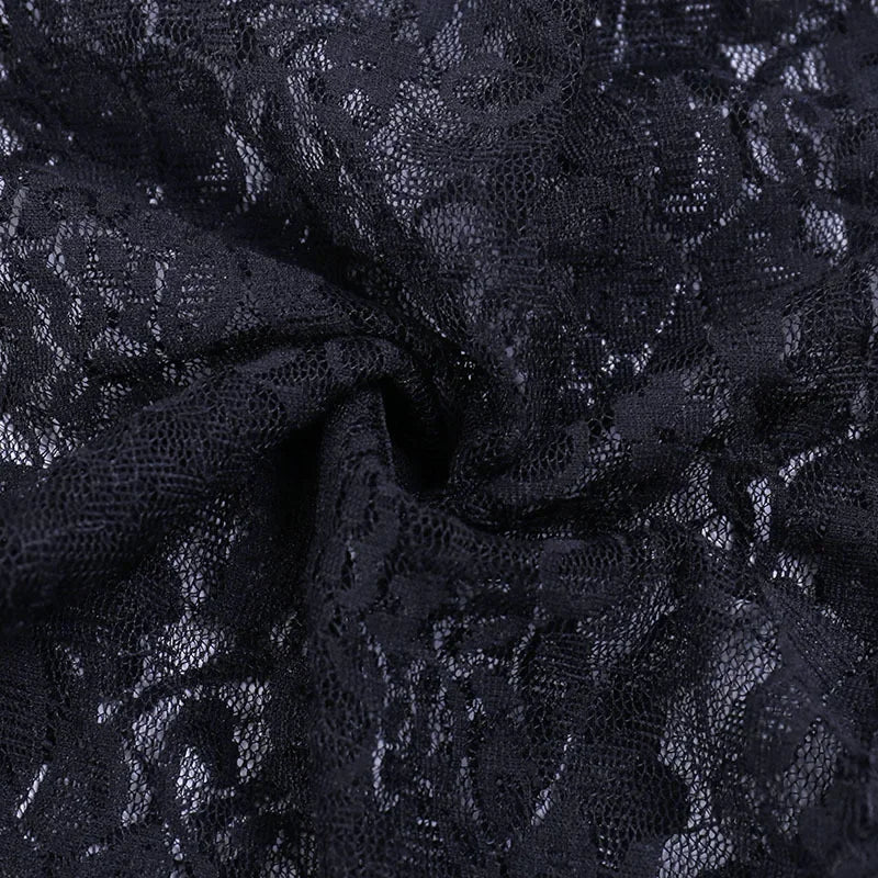 Gothic Black Sheer Bolero Shrug Jacket