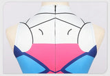 D.Va Sexy Anime Jumpsuit Cosplay Costume