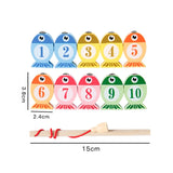 Wooden Alphabet Fishing Game Toy