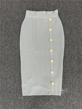 Women XL Bandage Pencil Skirt