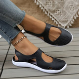 Women Plastic Flat Sandals Casual Espadrilles