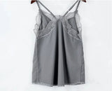 Silk Satin Tube Top Sleeveless Camisole