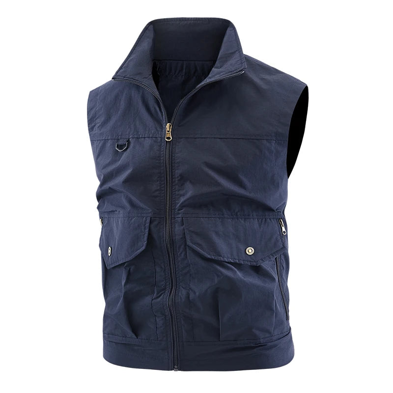 Men's Plus Size Summer Vest Jacket 2025