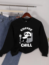 Panda Print Sweatshirt