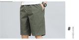 Plus Size Men's Cotton Knee Shorts – Summer Casual
