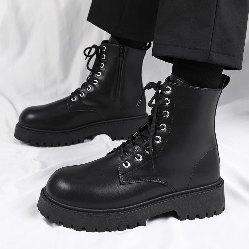 Men’s Fashion High-Top Boots