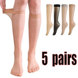 Women Nylon Knee Socks