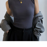 Colorful Round Neck Camisole Vest