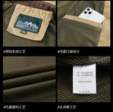 Men's Plus Size Outdoor Jacket – Slim Fit Cargo Coat
