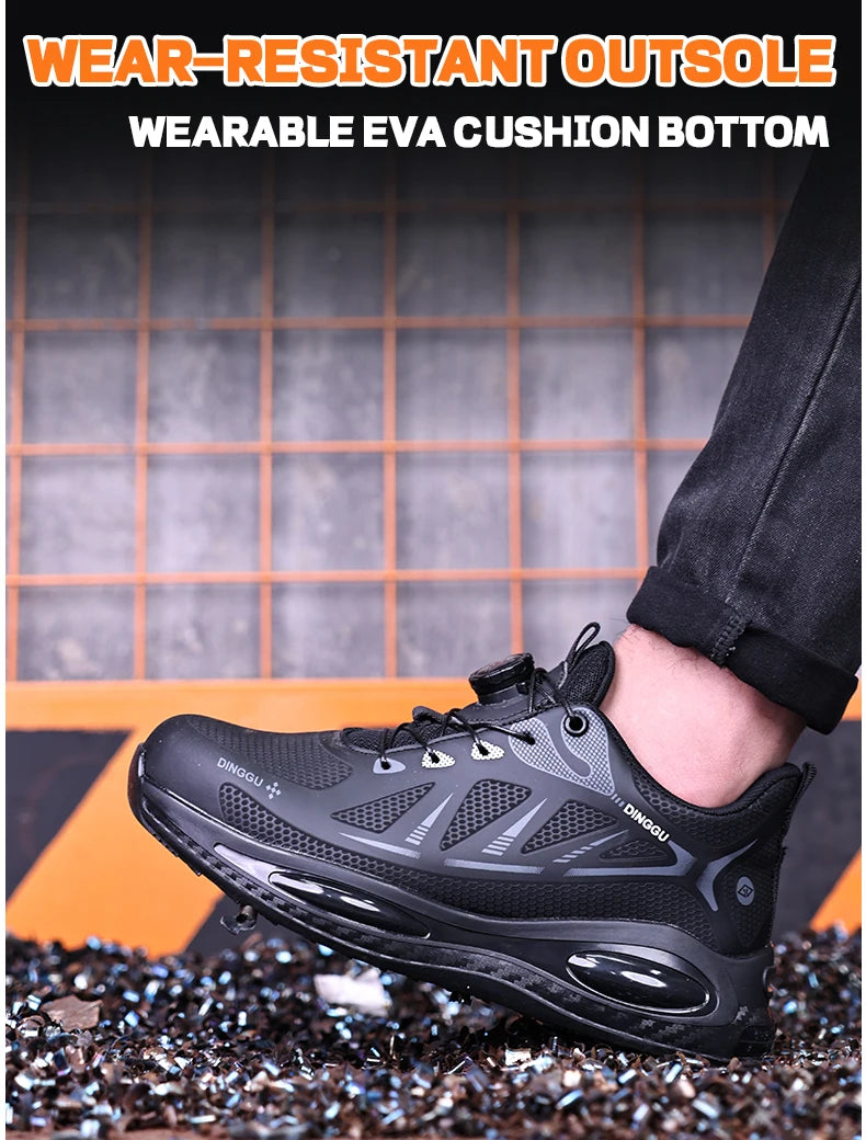 Women Safety Shoes Breathable Fashion Sneakers