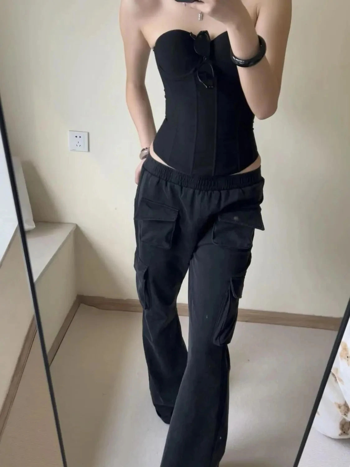 Y2K Punk Street Baggy Denim Pants