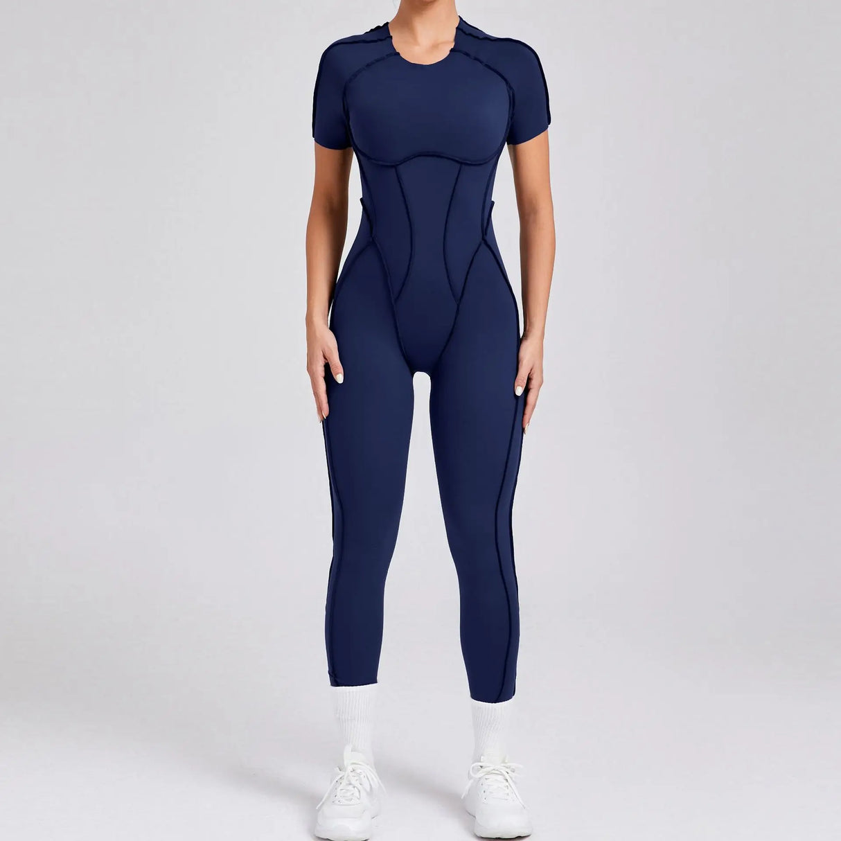 Women Backless Yoga Jumpsuit