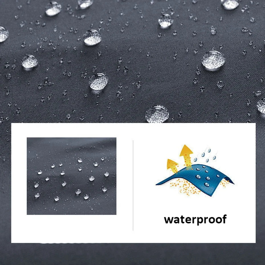 Men's Plus Size Waterproof Windbreaker