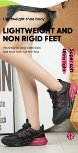 Women Safety Shoes Lightweight Work Boots