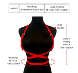 Women Red Harness Corset