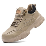 Men Steel Wire Safety Work Sneakers