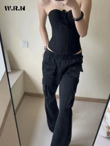 Y2K Punk Street Baggy Denim Pants