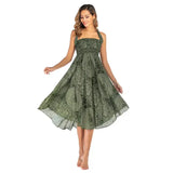 Women Vintage Plaid Button Midi Skirt