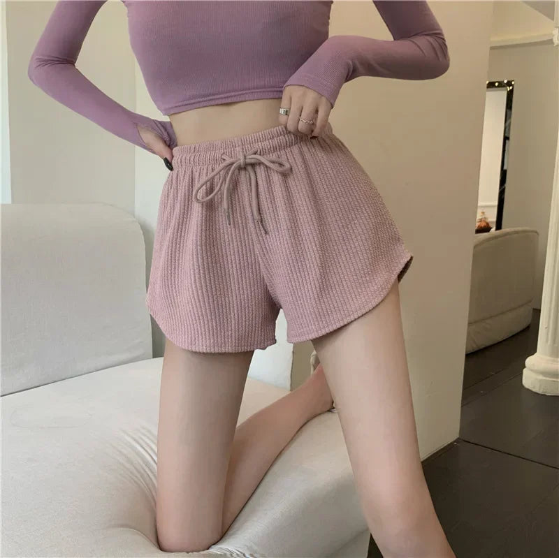 Women Loose Wide Leg Sports Shorts