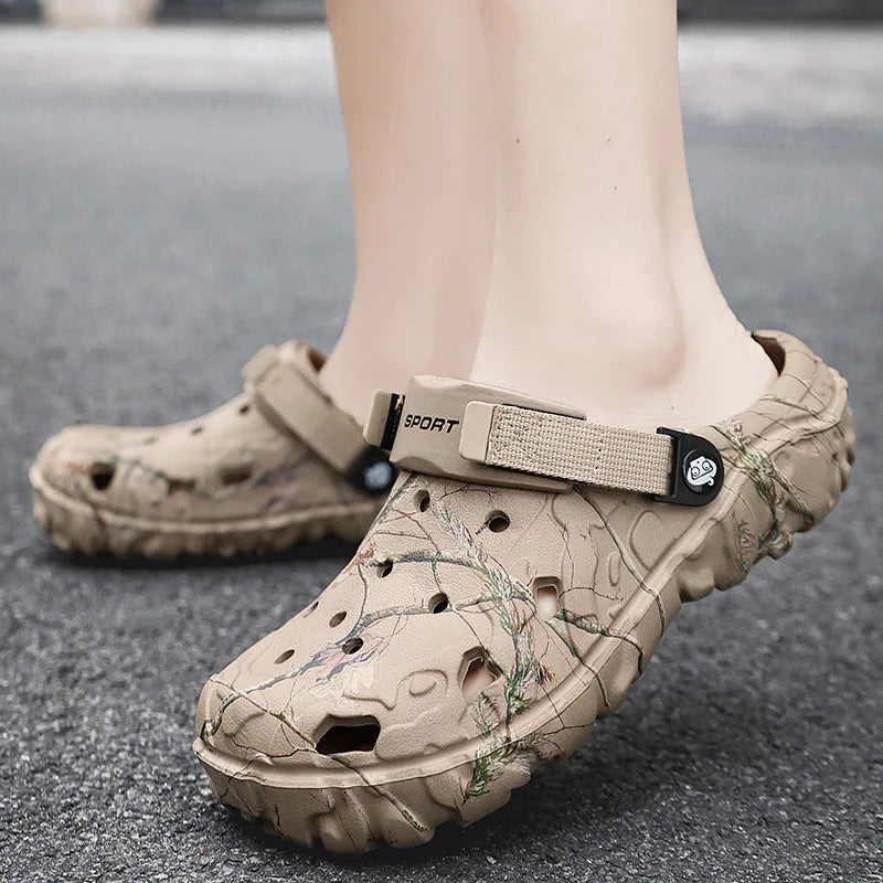 Men Summer Lightweight Garden Slippers