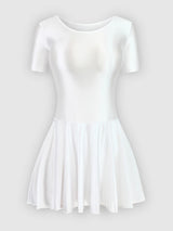 Women Satin Sports Ballet Skirt