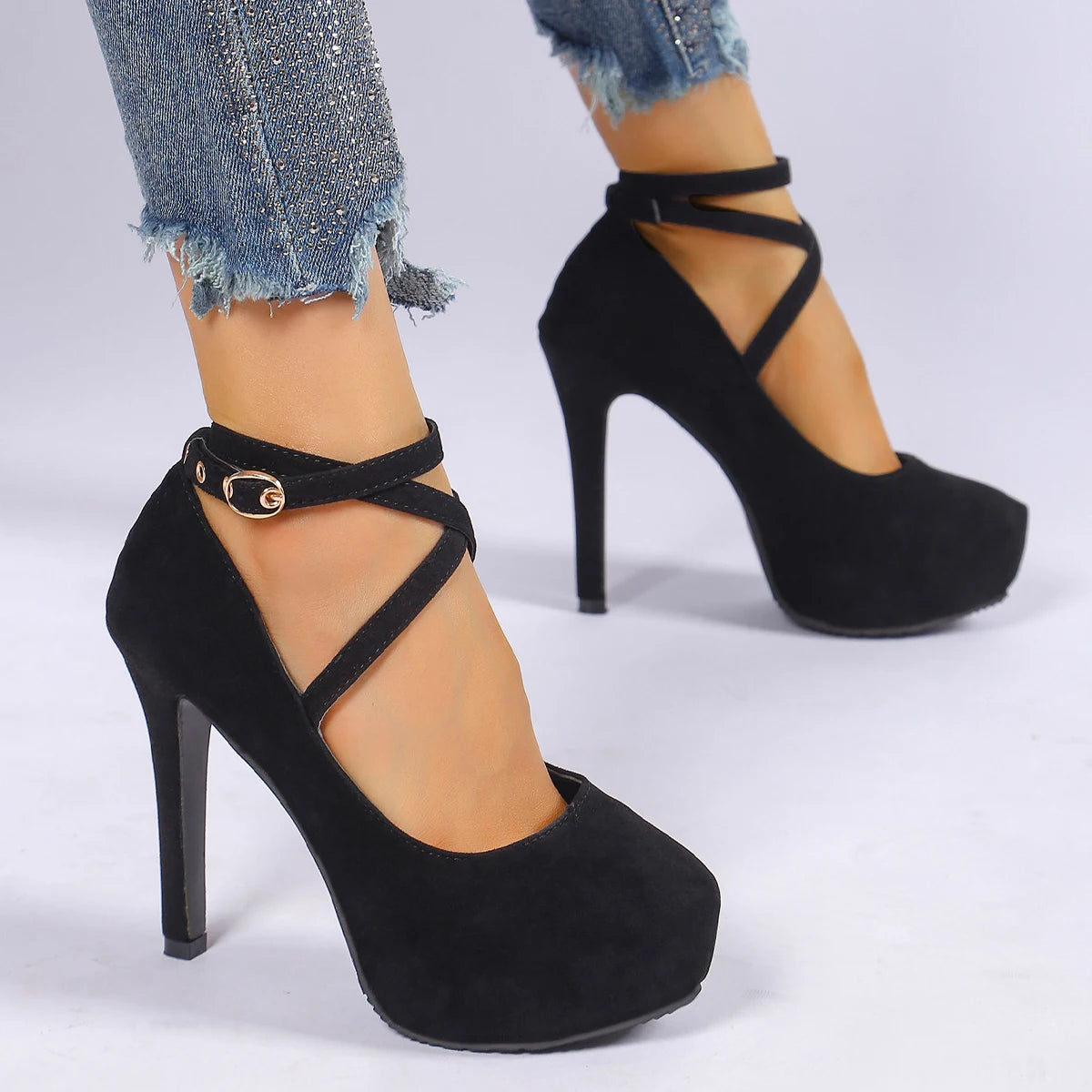 Platform Ankle Strap Pumps – Summer 2025