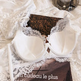 Women Hollow Lace Bra Set