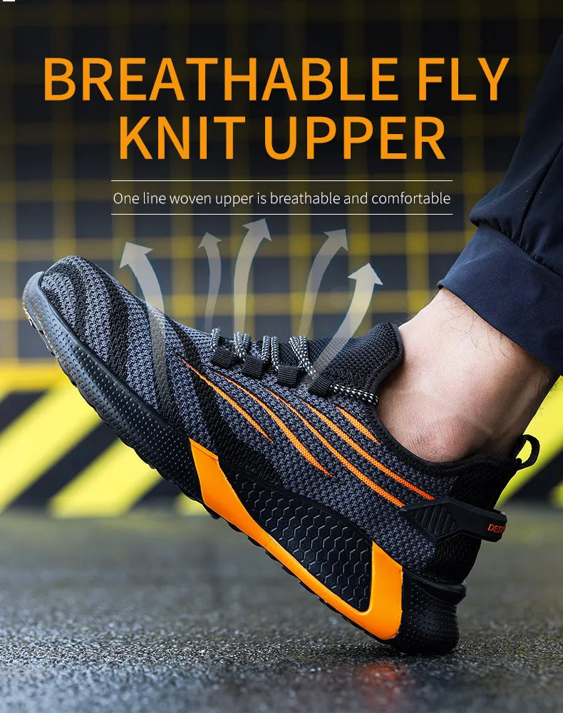 Men Lightweight Indestructible Work Boots