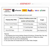 Shipping options for orders including delivery times and costs for AliExpress and express services.
