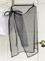 Women Vintage Lace Tulle Bandage Skirt