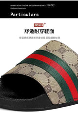 Men Designer Snake Print Slides