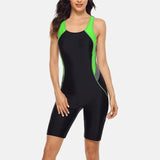 Women Knee-Length Sports Swimsuit