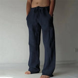 Men Cotton Linen Jogger Pants