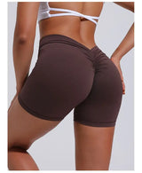 Women V Curve Push Up Yoga Shorts