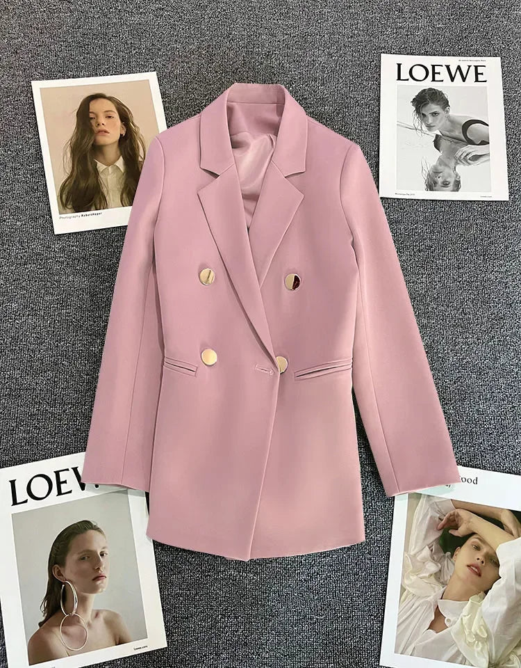 SilhouetteFit™ – Slim Blazer (Korean Fashion, Office-Ready Slimming Design)