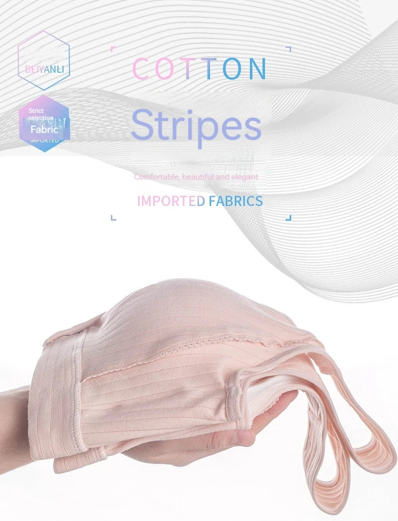 Women Front Buckle Cotton Bra