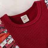 Girl Dress With Bowknot Striped Jumpsuit