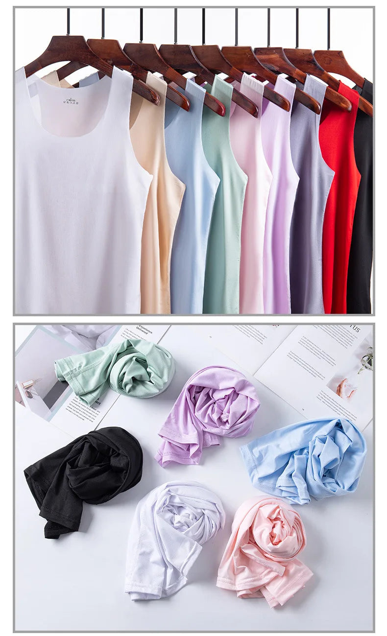 Women Seamless Ice Silk Tank