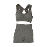 Women Yoga Vest & Shorts Set
