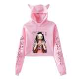 Nezuko Cat Ear Hoodie